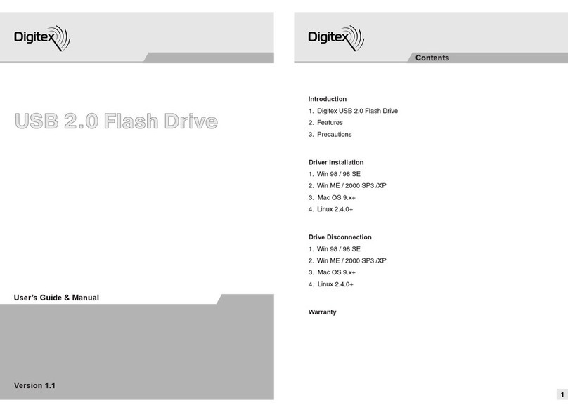 Digitex USB 2.0 Flash Drive user guide