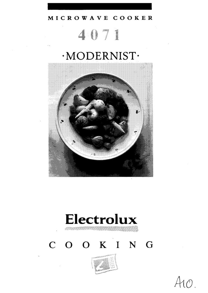 Electrolux Modernist 4071 Instruction Manual