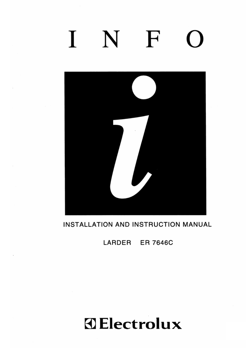 Electrolux ER 7646C Installation and instruction manual