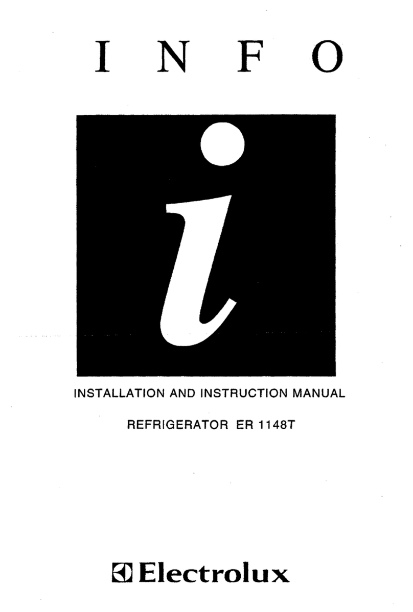 Electrolux ER 1148T Installation and instruction manual