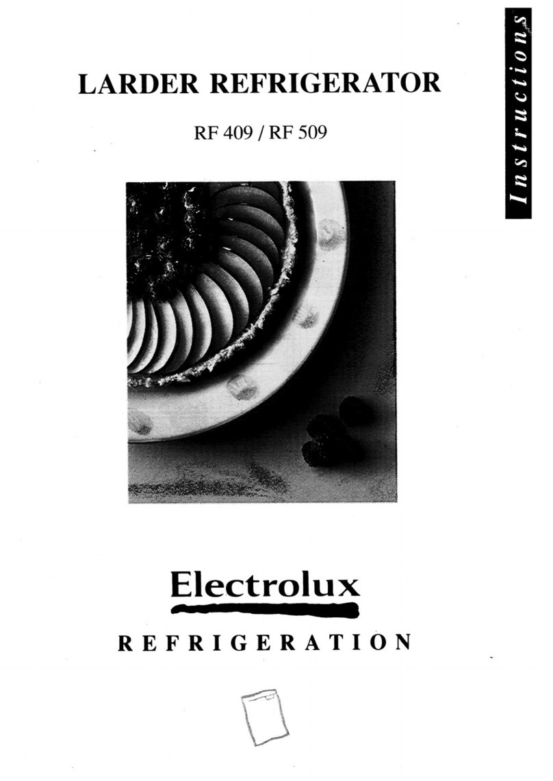 Electrolux RF 509 User handbook