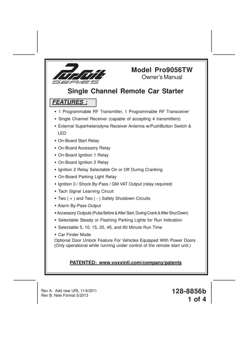 Audiovox PurSuit PRO-9056TW User manual