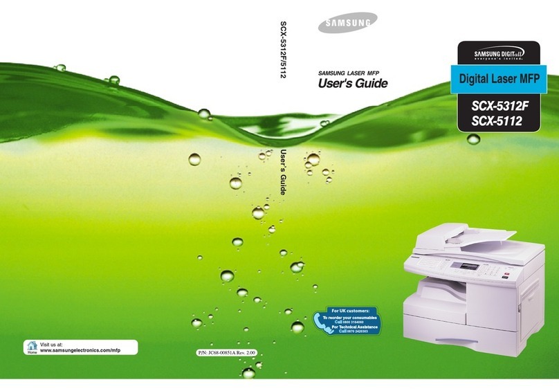 Samsung Office Master SCX-5312F user guide Samsung Office Master SCX-5312F user guide