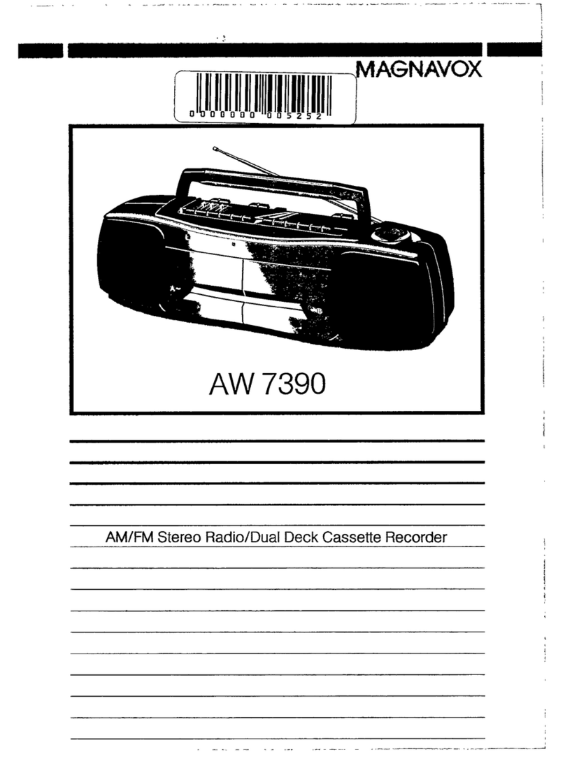 Magnavox AW7390 User manual