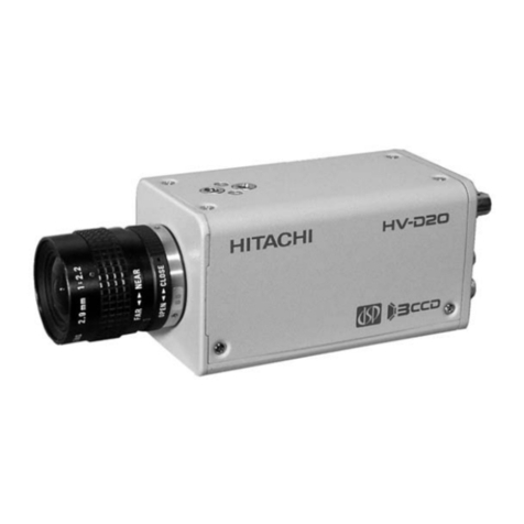 Hitachi HV-D20P Operation manual