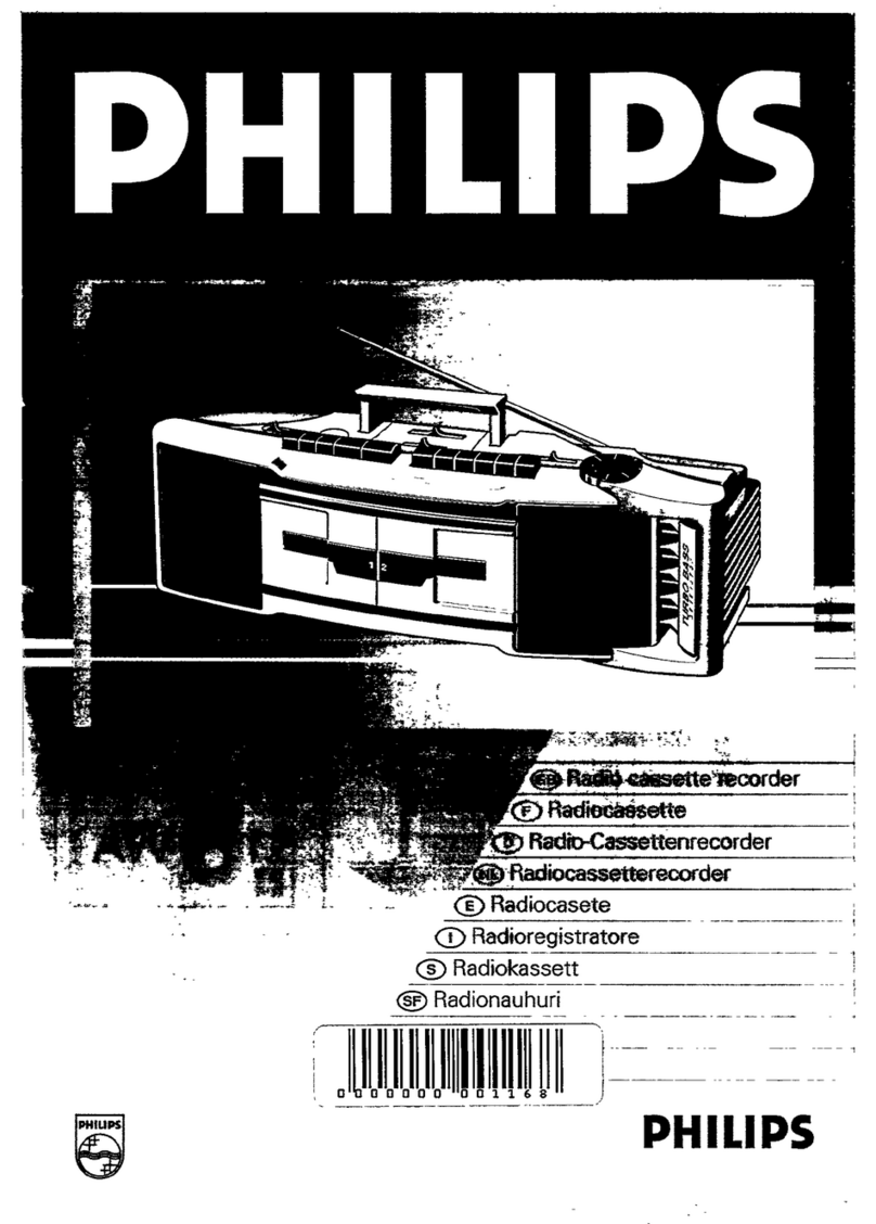 Philips Video Cassette Recorder user guide