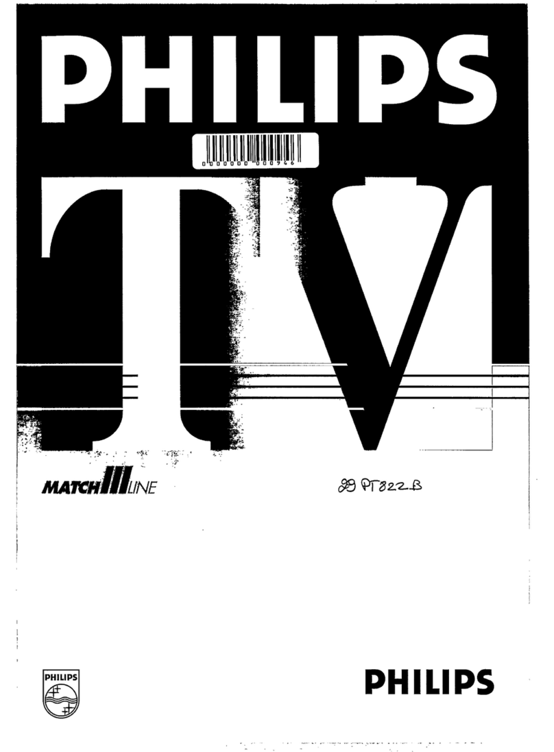 Philips 29PT822B User manual