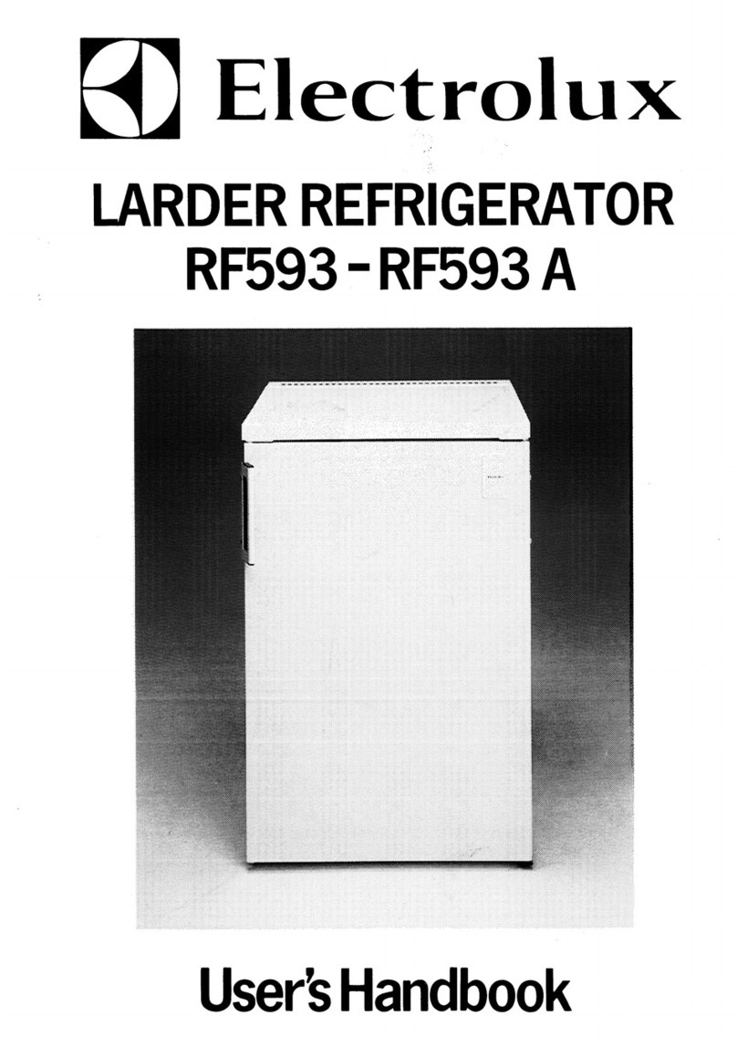 Electrolux RF593 Instruction Manual
