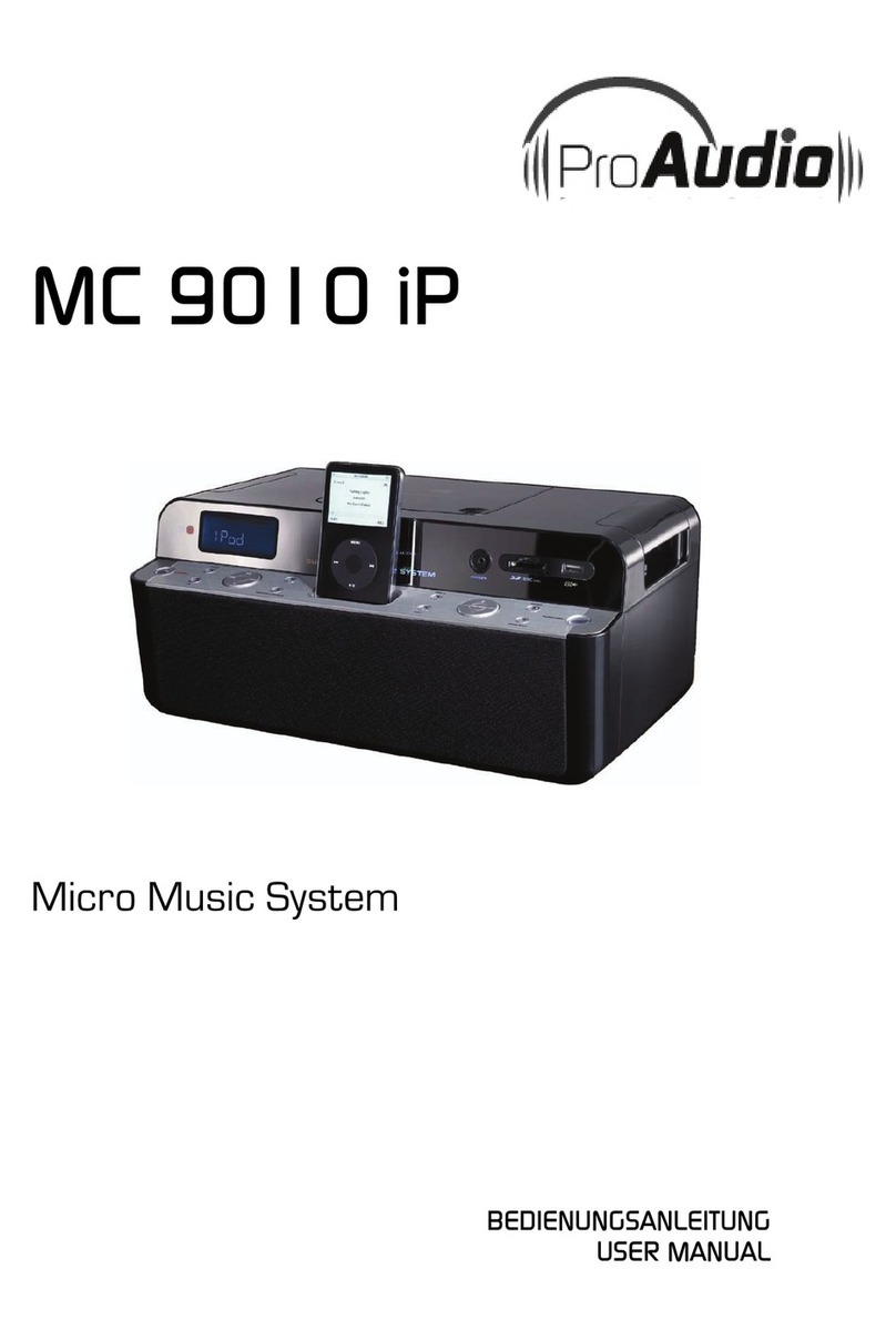 ProAudio MC 9010 iP User manual