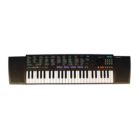 Yamaha PortaSound PSS-31 User manual