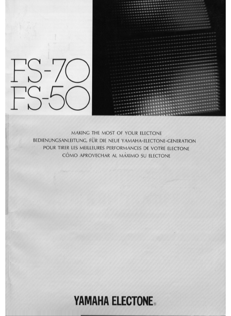 Yamaha Electone FS-70 manual