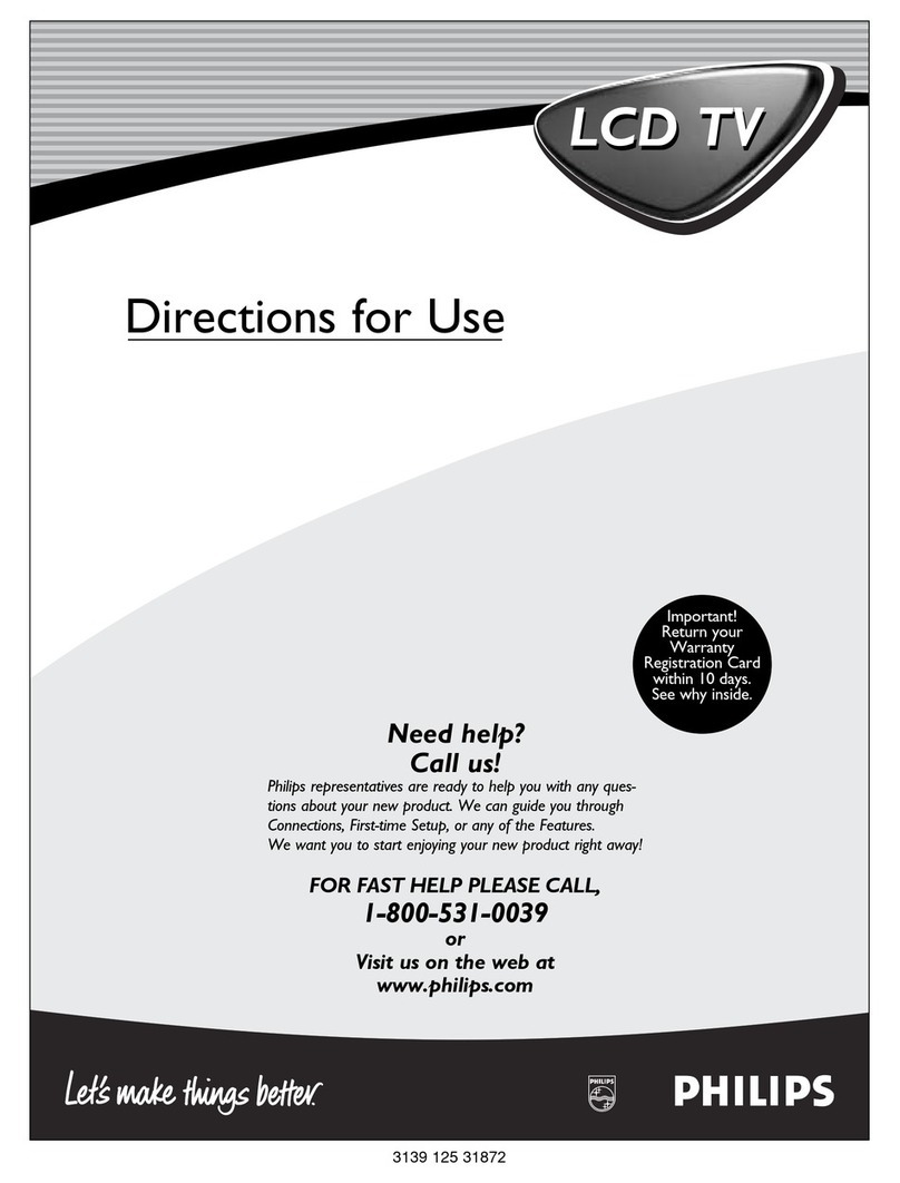 Philips LCD TV Manual