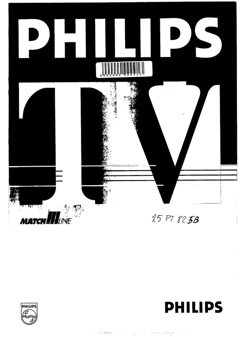 Philips 25PT825B User manual