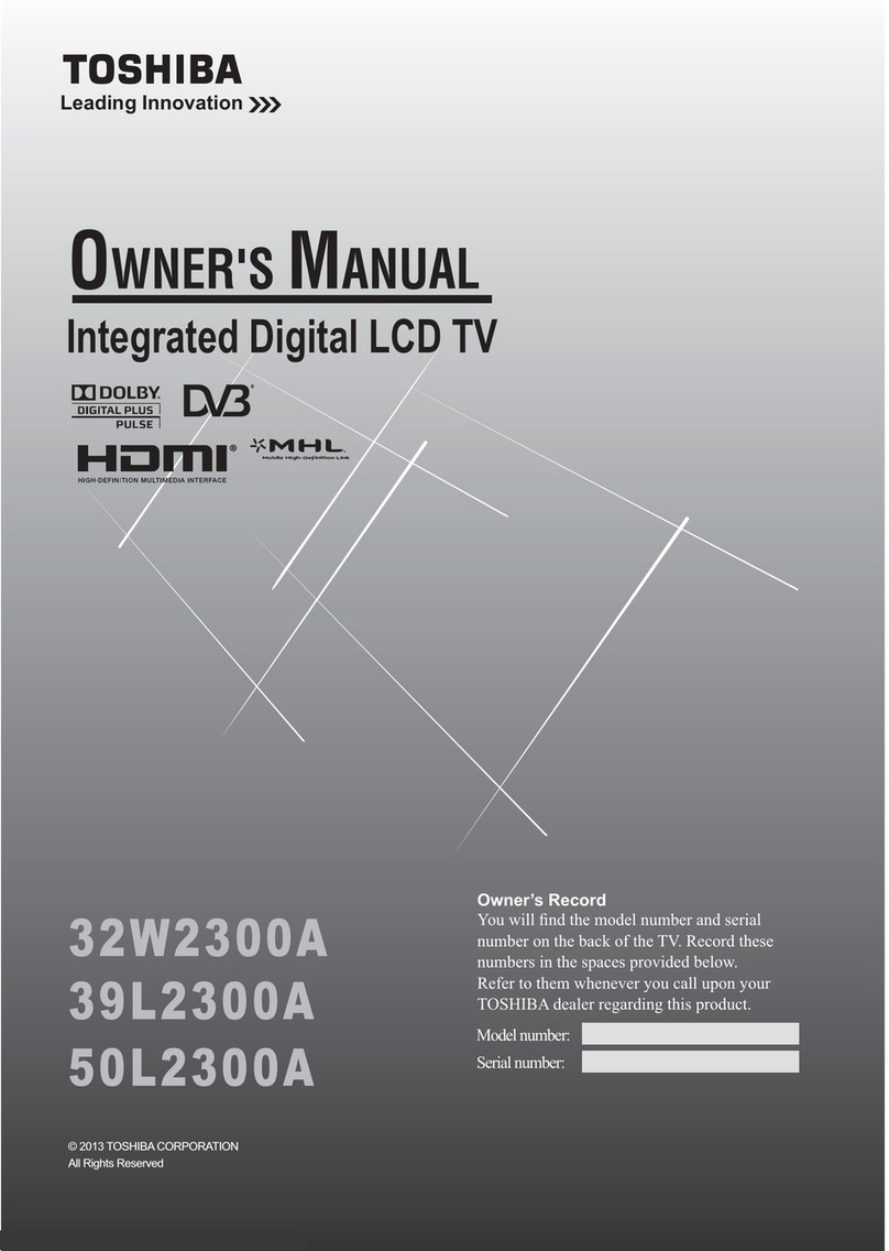 Toshiba 32W2300A User manual