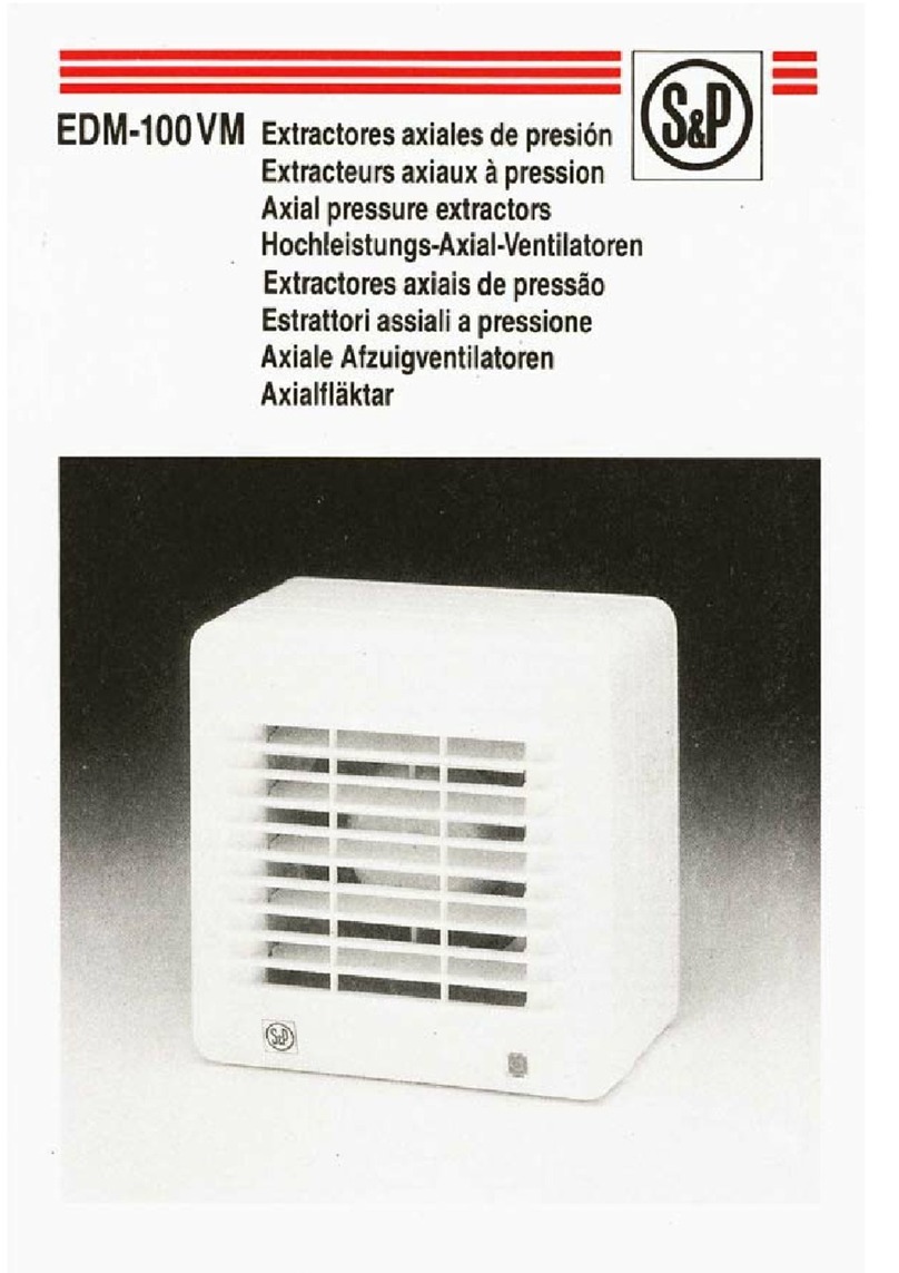 S&P EDM-100VM User manual