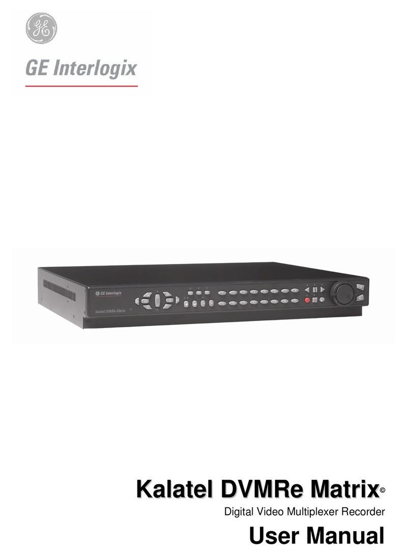 GE Interlogix Kalatel DVMRe Matrix user manual
