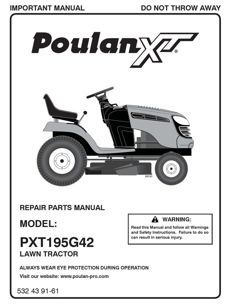 Poulan Pro XT PXT195G42 Repair parts manual