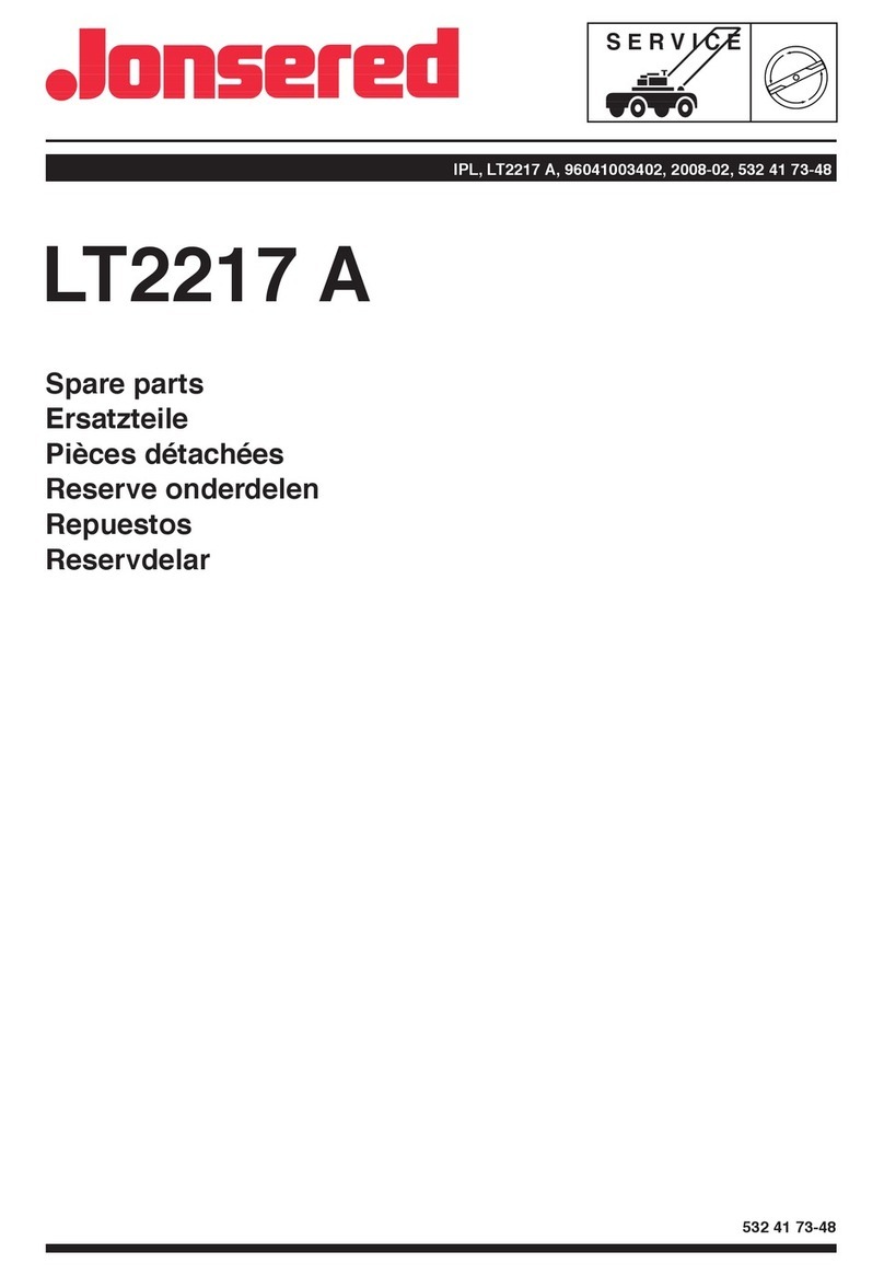 Jonsered LT2217 A Illustrated parts list