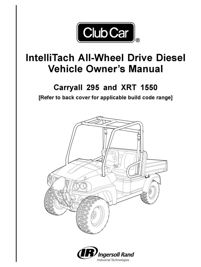 Club Car IntelliTach XRT 1550 owner's manual Club Car IntelliTach XRT 1550 owner's manual