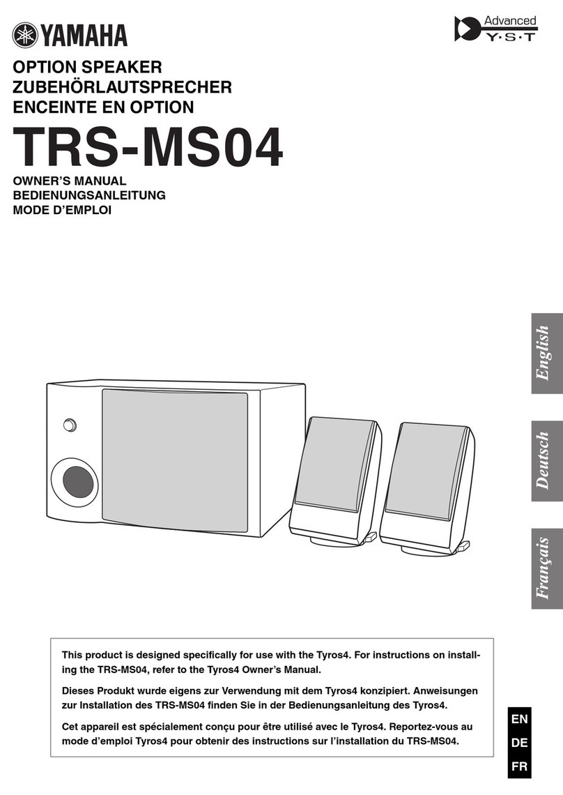 Yamaha TRS-MS04 User manual