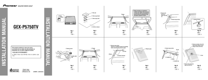 Pioneer GEX-P5750TV User manual