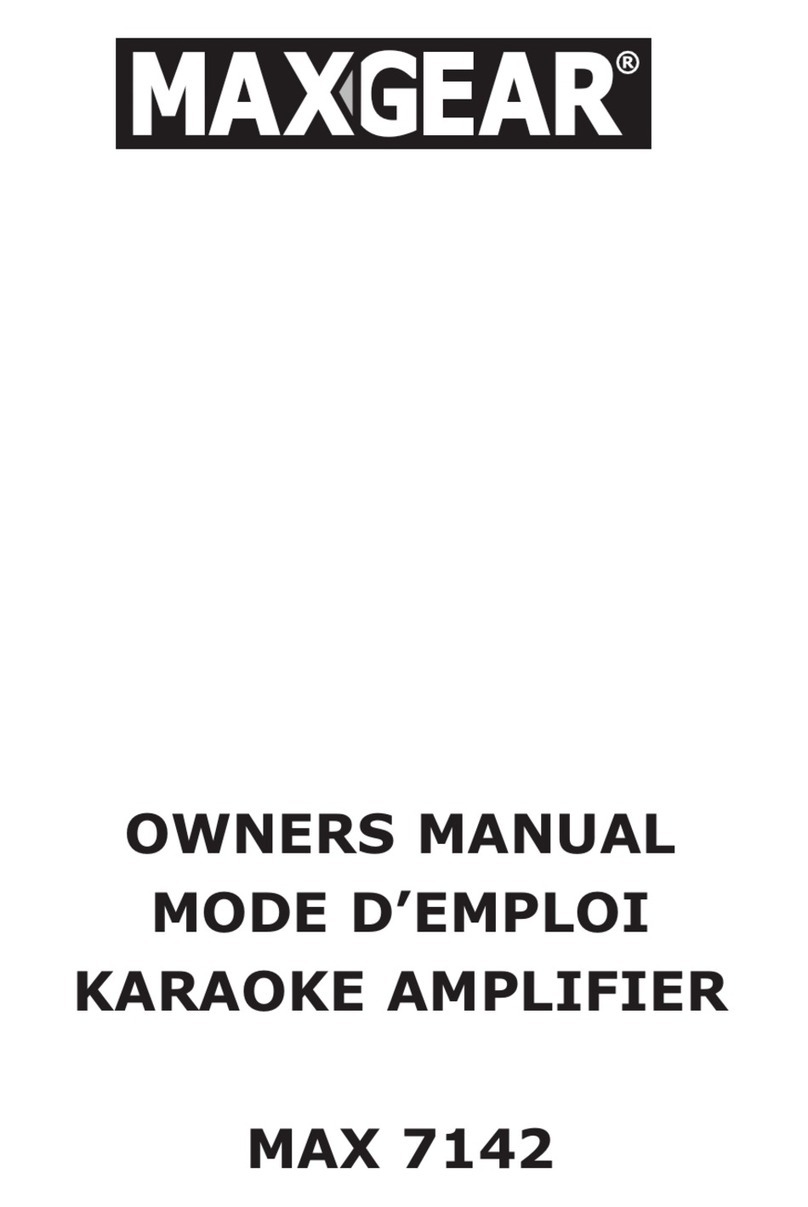 Maxgear MAX 7142 owner's manual