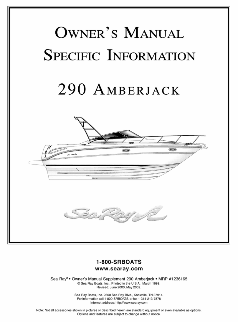 Sea Ray 290 Amberjack User manual Sea Ray 290 Amberjack User manual