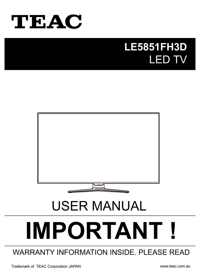 Teac LE5851FH3D User manual