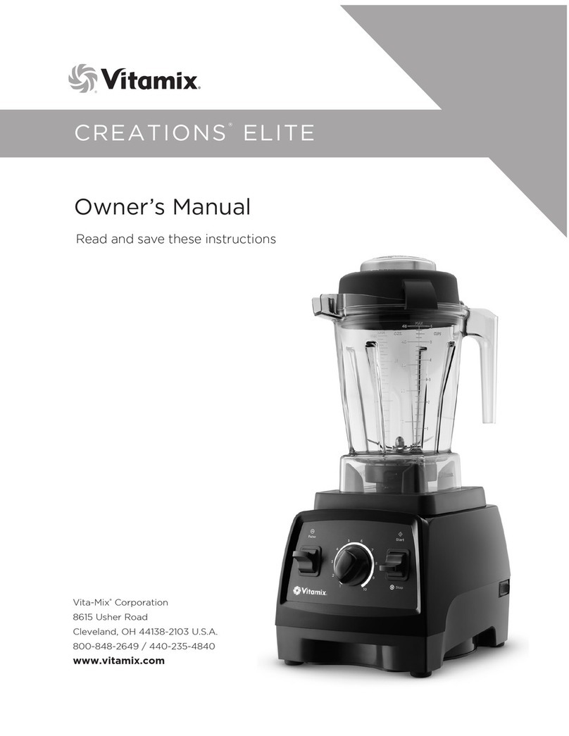 Vitamix Creations Elite owner's manual