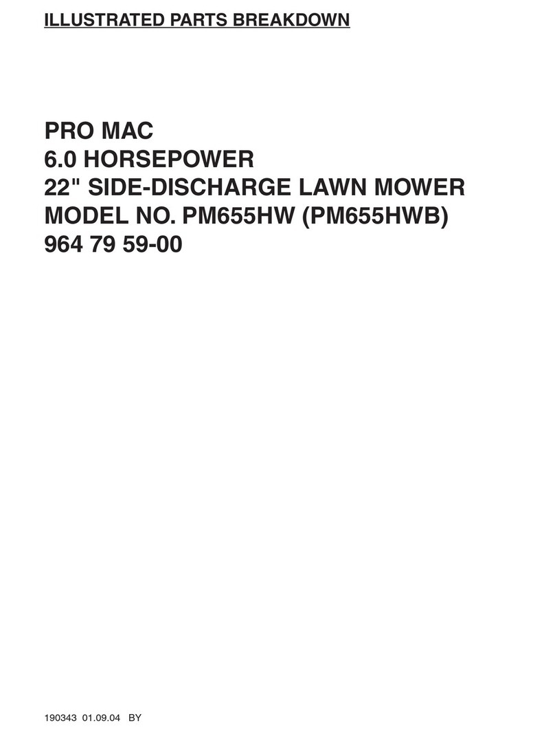 McCulloch PM655HW Illustrated parts breakdown