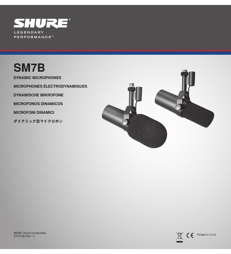 Shure SM7B manual