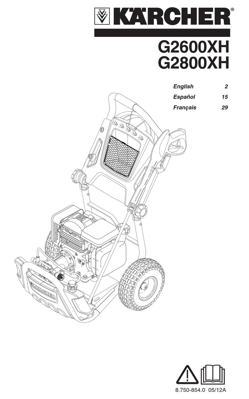 Kärcher G2600XH Operator's manual