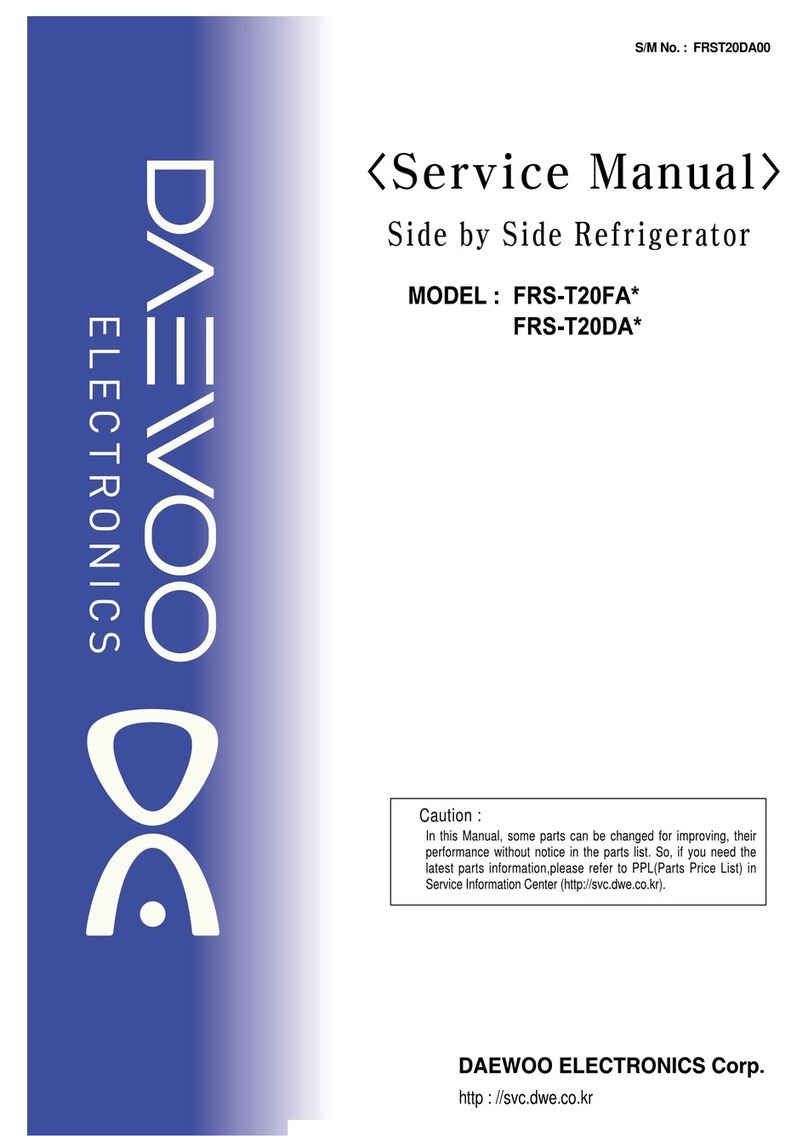 Daewoo FRS-T20FA Series Service manual