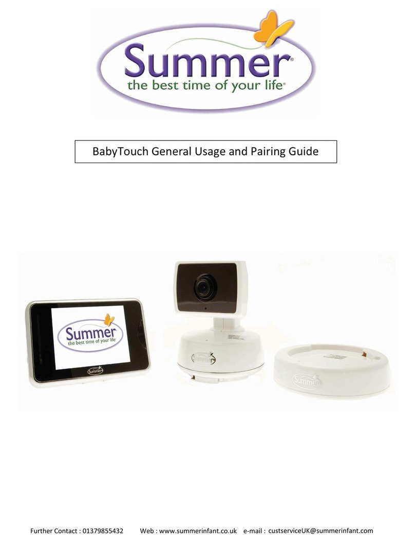 Summer BabyTouch Instruction Manual Summer BabyTouch Instruction Manual