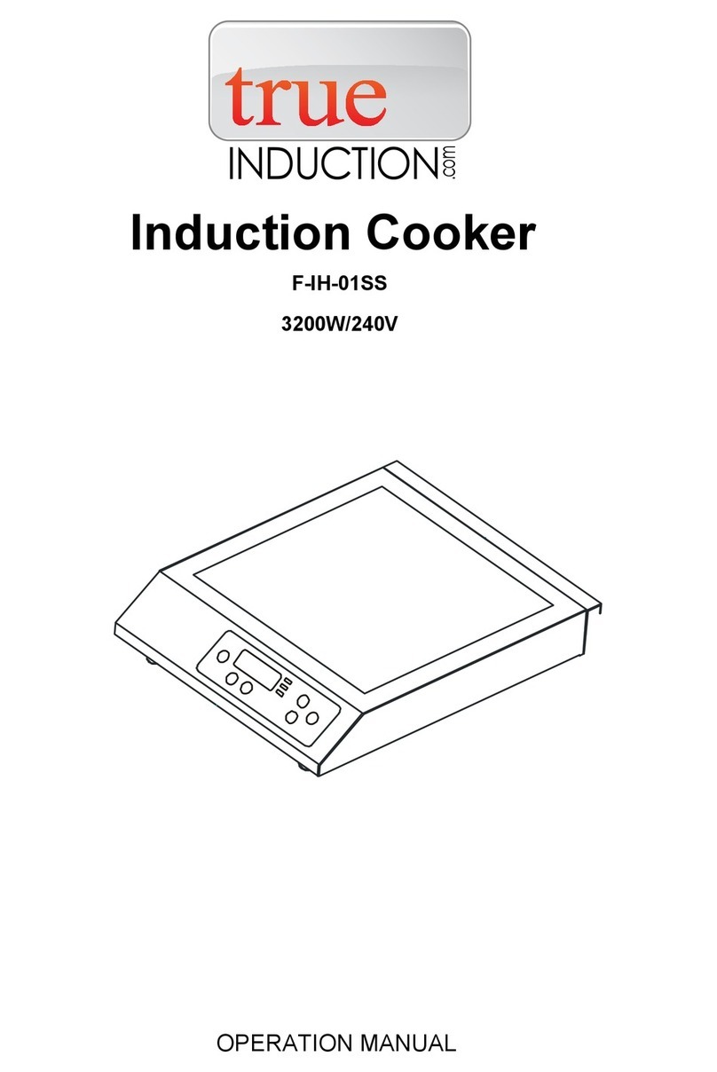 True F-IH-01SS Operation manual