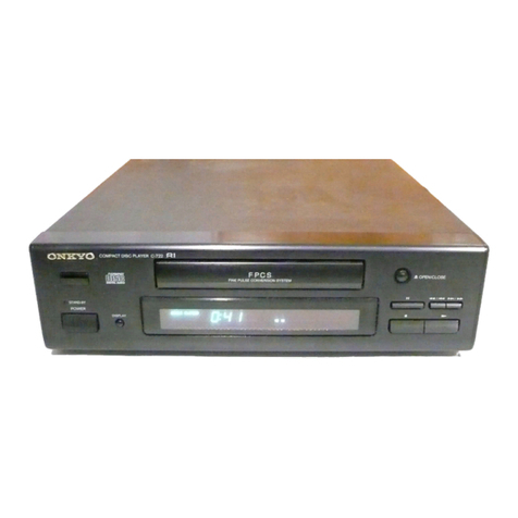 Onkyo C-722 User manual Onkyo C-722 User manual
