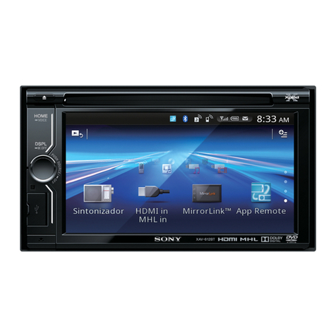 Sony XAV-742 User manual