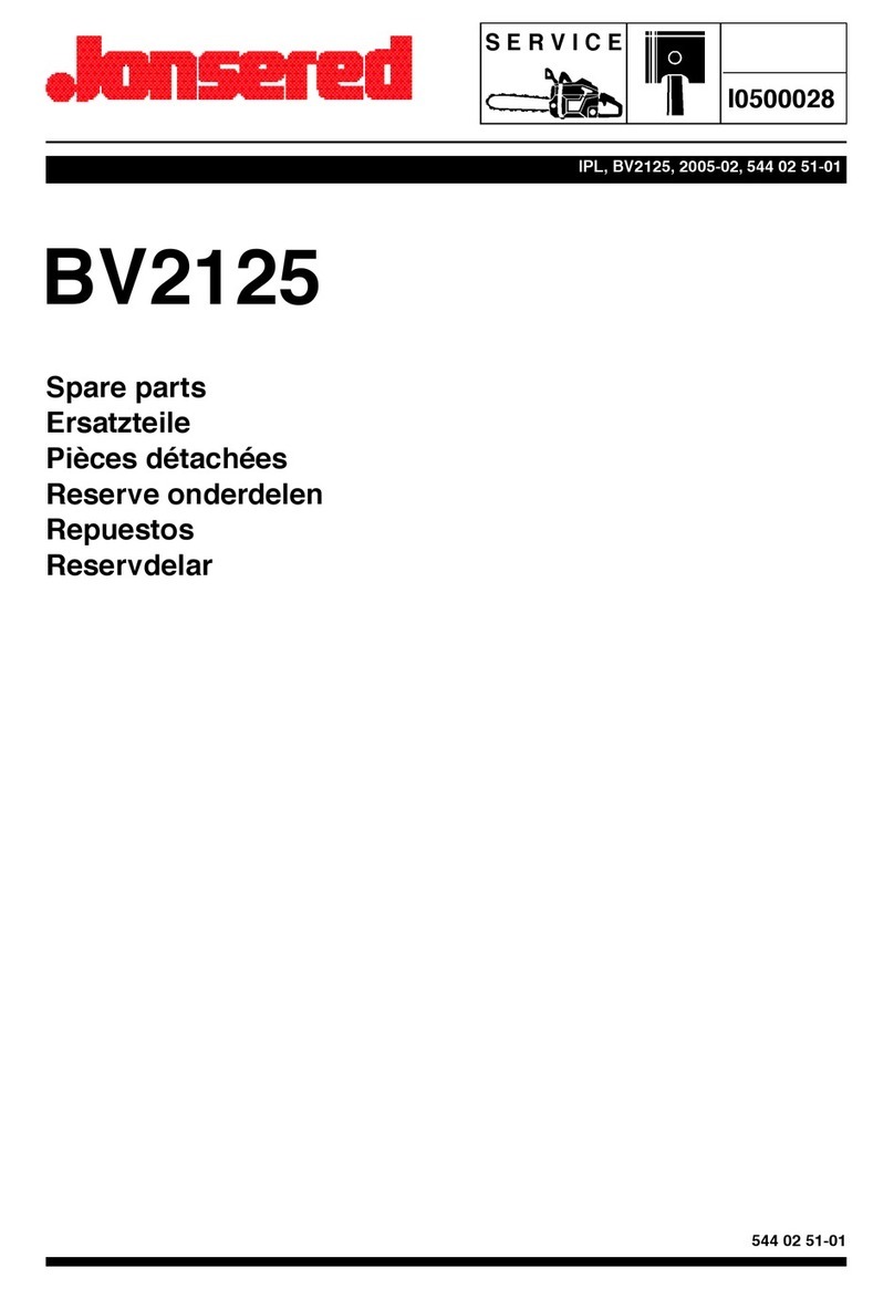 Jonsered BV2125 Guide