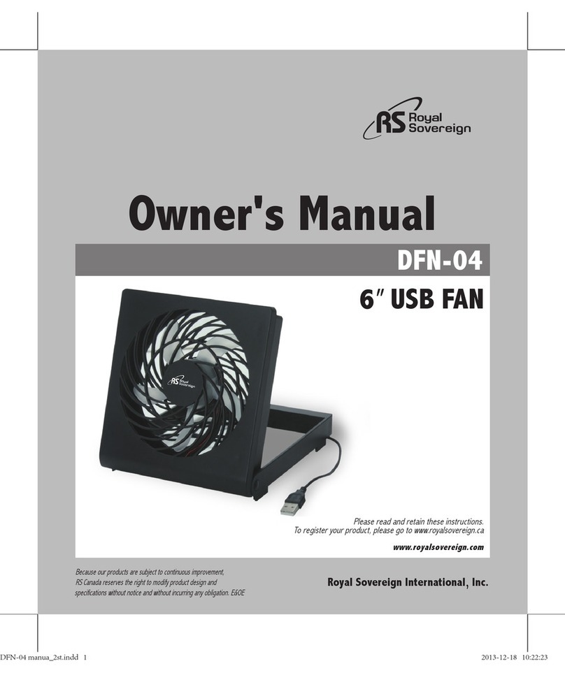 Royal Sovereign DFN-04 User manual