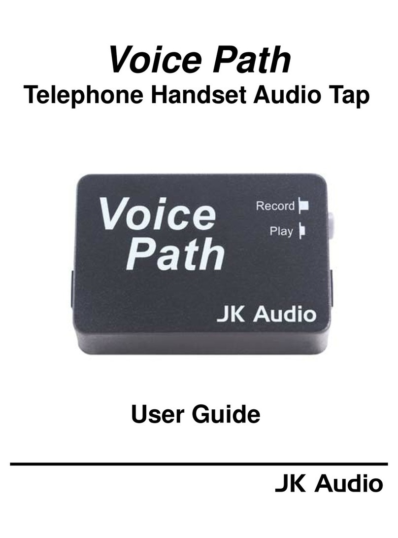 JK Audio Voice Path user guide