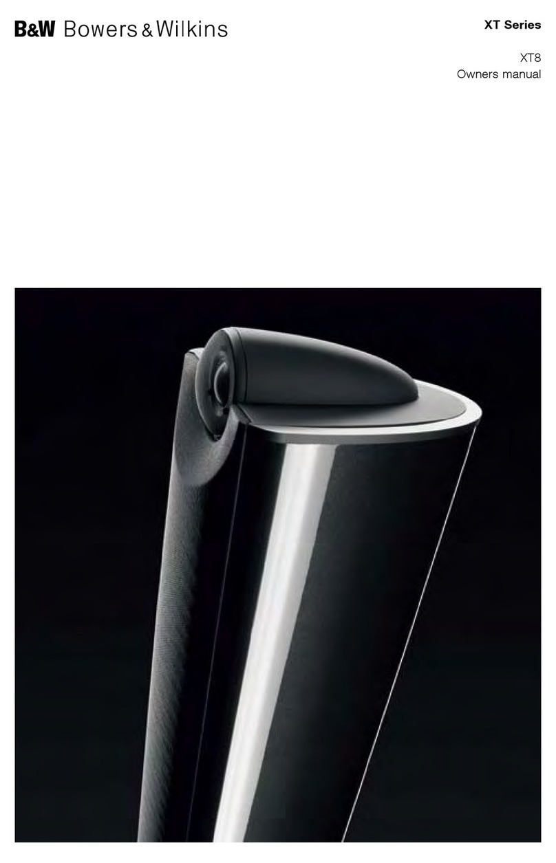 Bowers & Wilkins XT8 User manual
