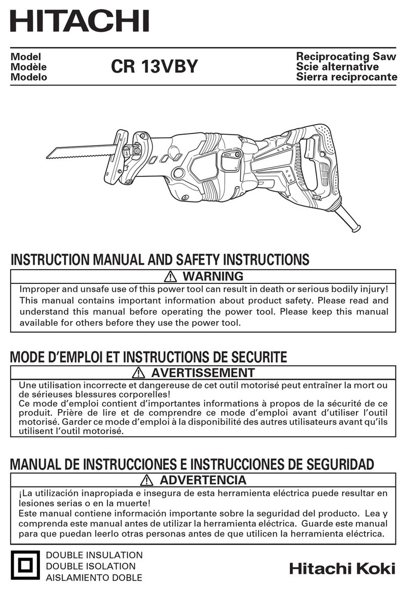 Hitachi CR 13VB Operator's manual