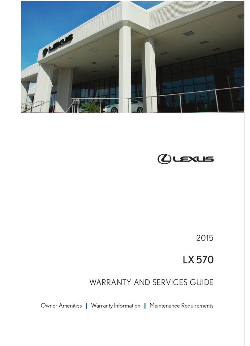 Lexus 2015 LX 570 User manual