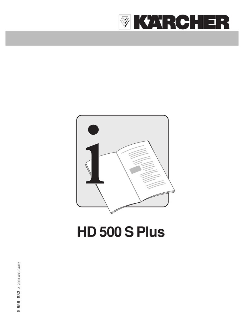 Kärcher HD 500 S Plus User manual
