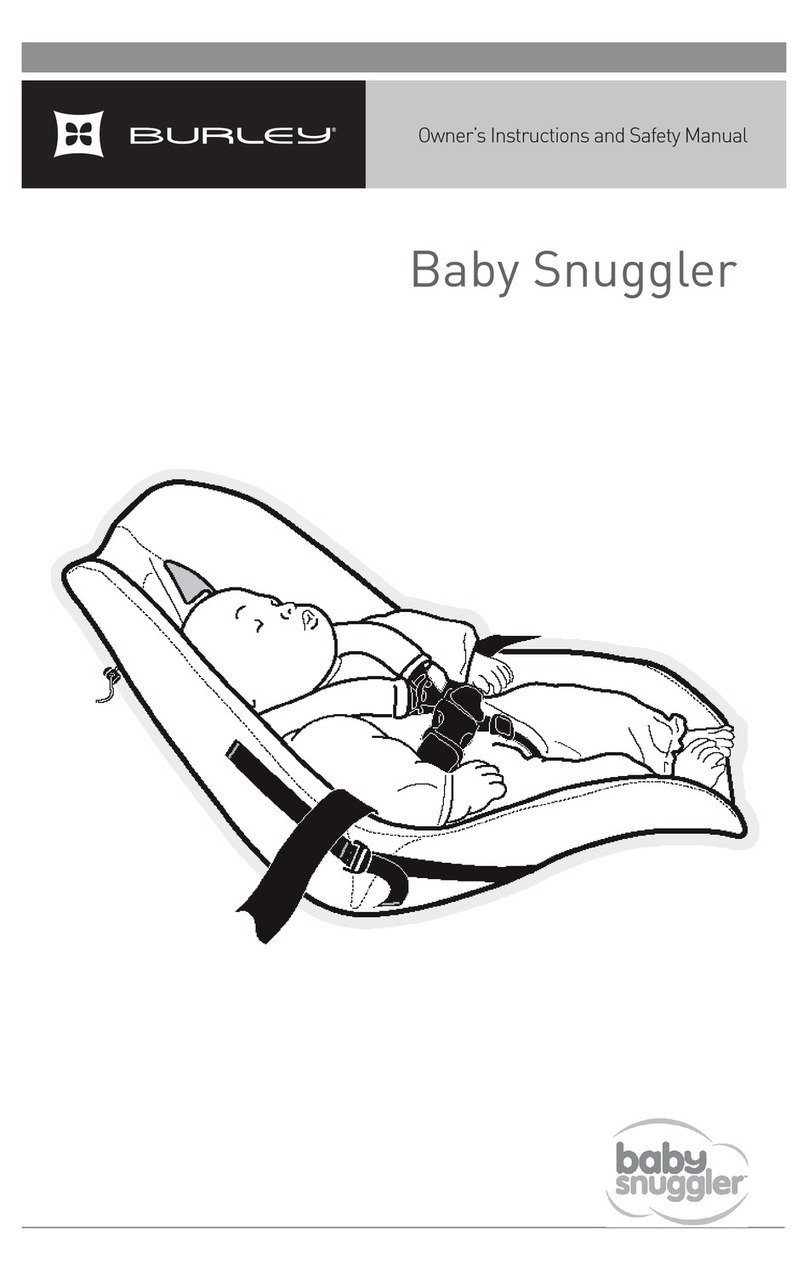 Burley Baby Snuggler Owner's instruction and safety manual