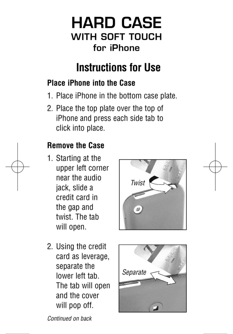 Tekkeon HARD CASE Instructions for use