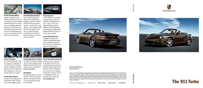 Porsche 911 TURBO - 1975 WORSHOP Instruction Manual