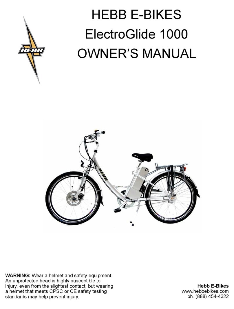 Hebb ElectroGlide 1000 User manual