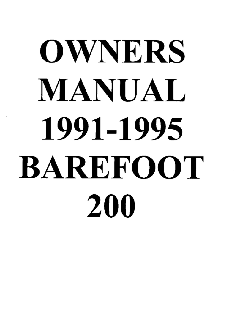 MasterCraft Barefoot 200 User manual MasterCraft Barefoot 200 User manual