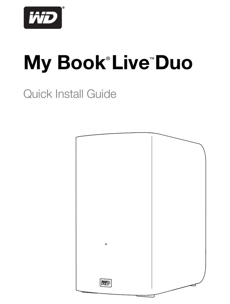 Western Digital My Book Live Duo Quick install guide